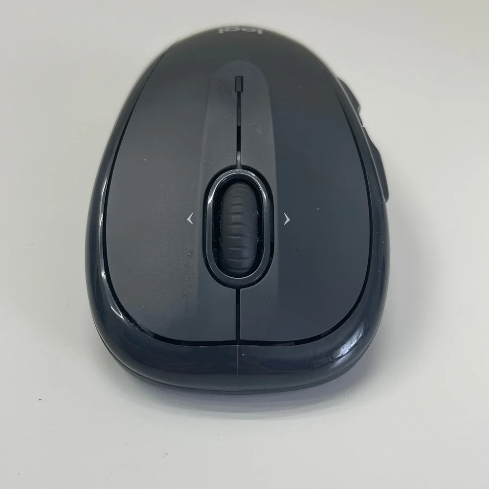 Logitech M510 Wireless Mouse Black Ergonomic Full-Size With Unifying Receiver